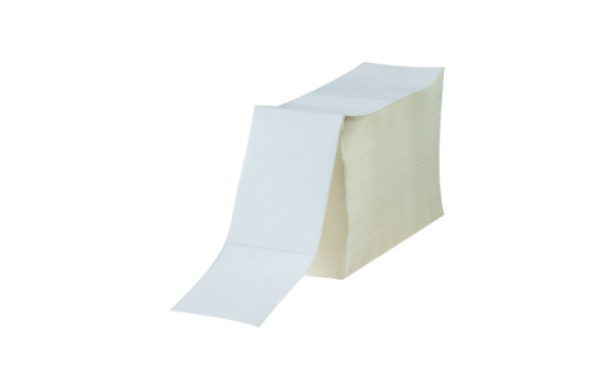 9405790  3388368 Fraktetikett thermo fanfold 102 x 192 mm fanfold etiketter i esker à 3.000 stk.